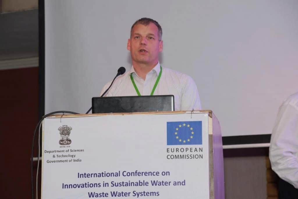 Mirko Haenel, ISWATS 2016 (International conference on innovations in sustainable water and waste water systems. NaWaTech project