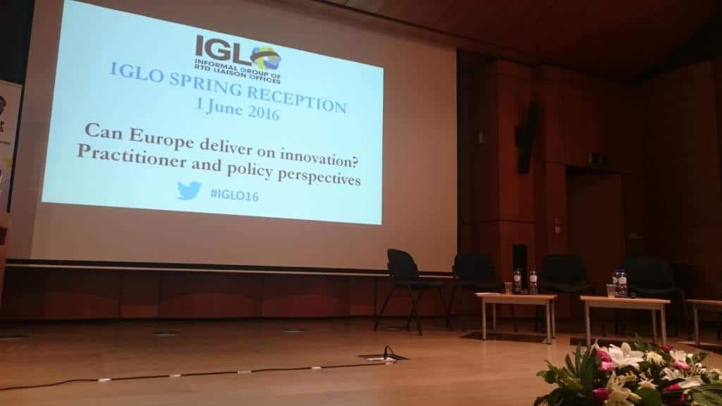Discussion on H2020 innovation; IGLO SPRING RECEPTION 2016 (Informal group of RTD Liaison Offices)